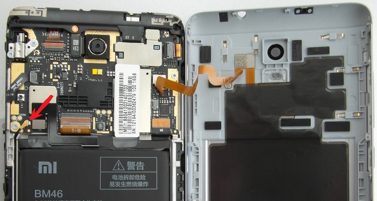Нижняя Плата Xiaomi Redmi Note 9 Pro
