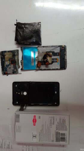 Случай взрыва смартфона Xiaomi