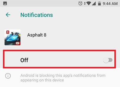 Уведомления Android oreo